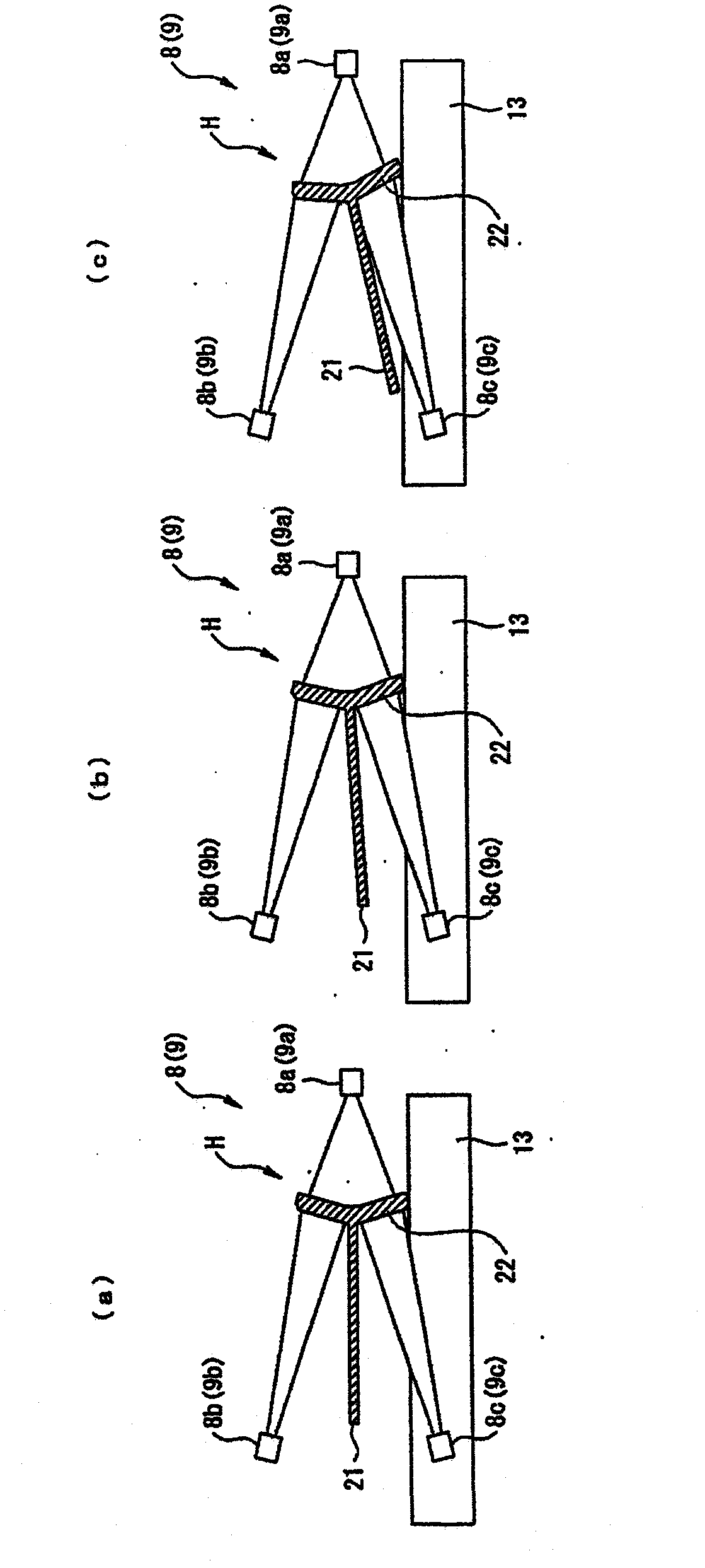 Cooling device in t-bar hot-rolling line, and t-bar manufacturing facility and manufacturing method