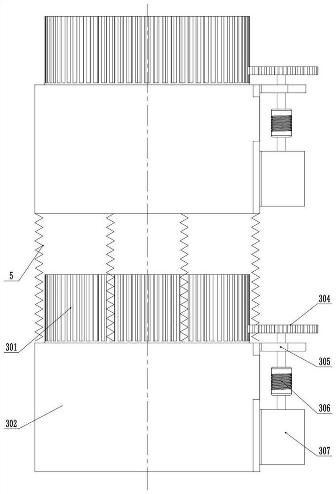 A helical traveling robot with variable diameter outside the pipe