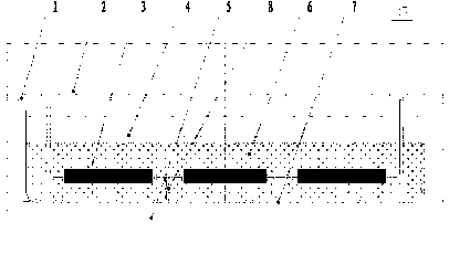 Environment-friendly leak-proof moisturizing grounding device and construction method