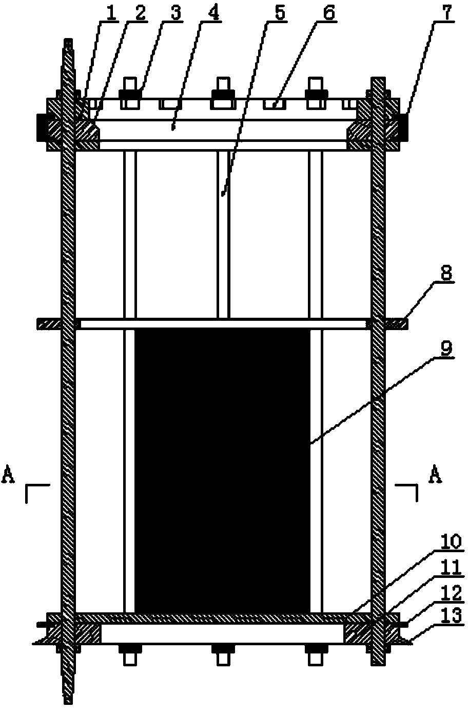 Screw cap provided ejection steel cage for steam ejection type organic waste disposer