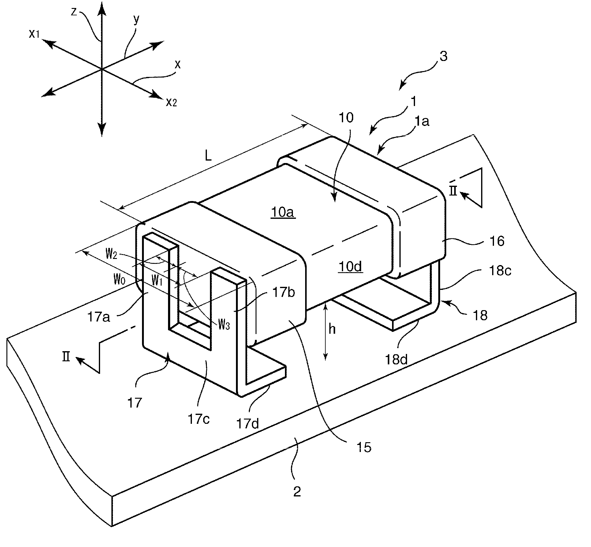 Ceramic capacitor and electronic component including the same