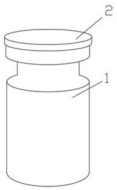 Docetaxel injection storage device and preparation method thereof