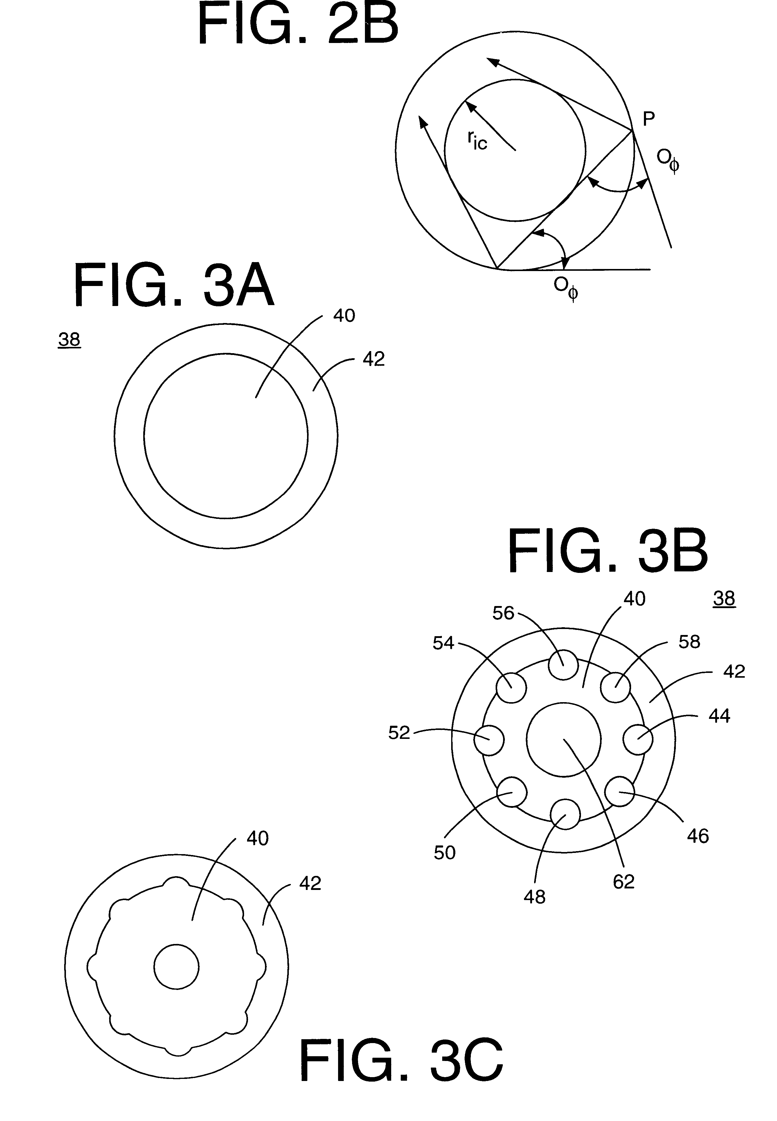 Optical fiber with irregularities at cladding boundary