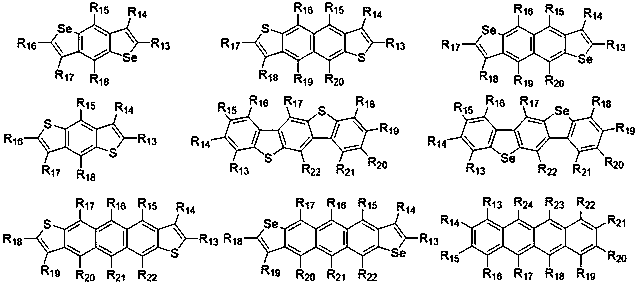 Near infrared organic photoelectric material containing cyclopentadiene selenium furan, and preparation method thereof