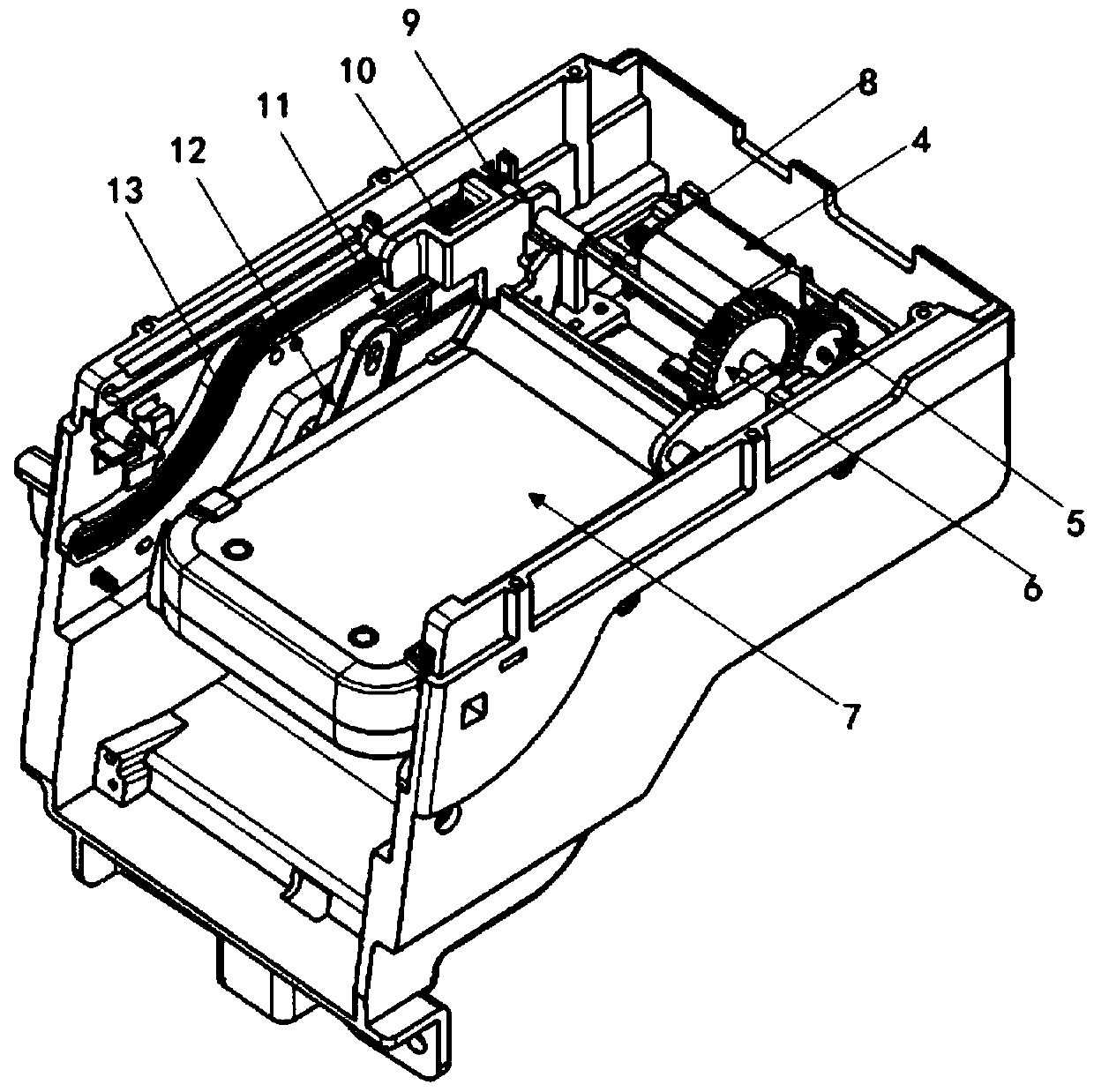 Electric mobile phone support, automobile instrument panel and automobile