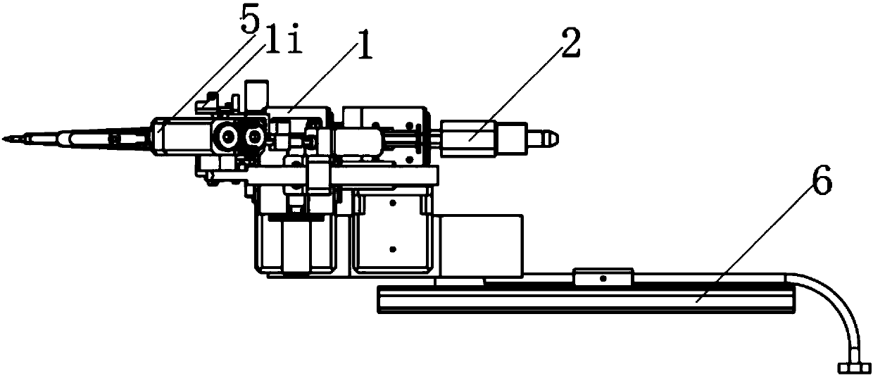 A welding torch body of a welding machine head