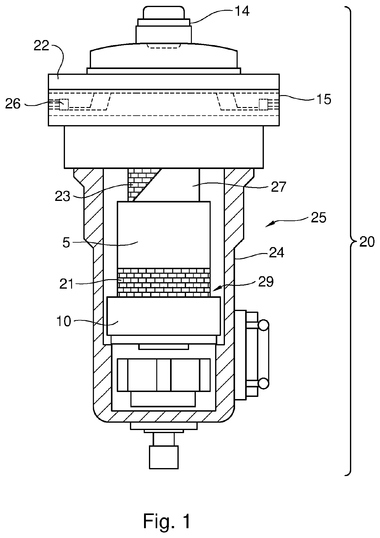 Drainage medium for gas filter