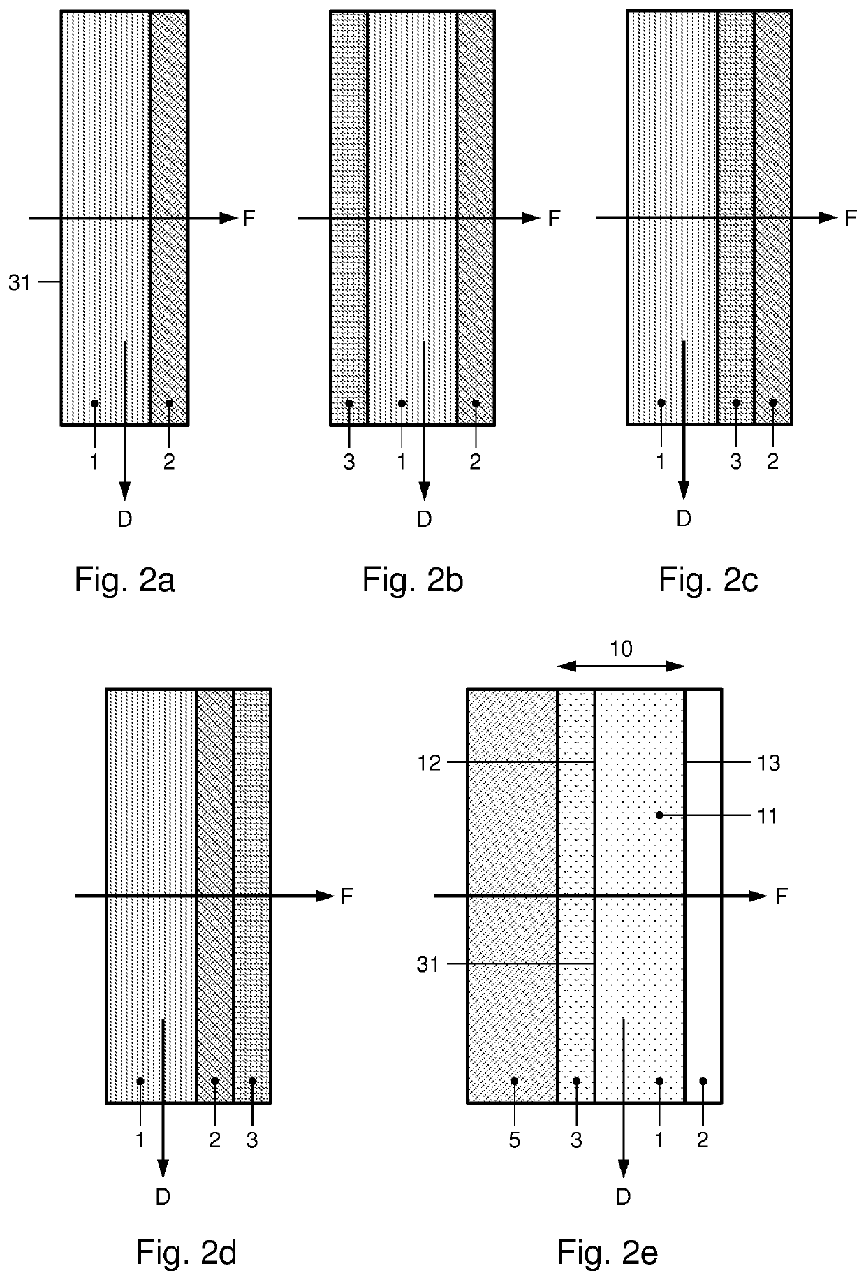 Drainage medium for gas filter