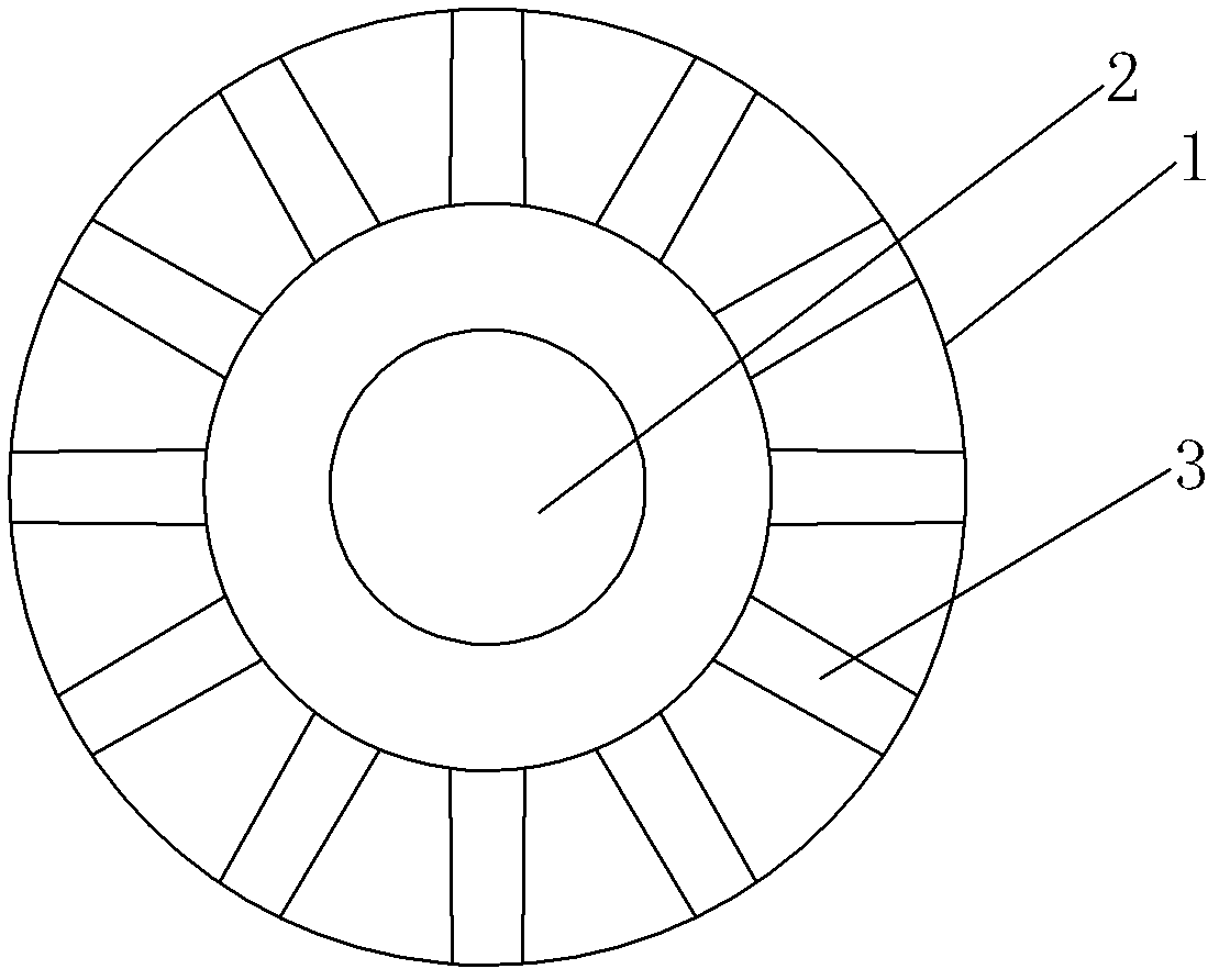 Air blowing head convenient for radiating