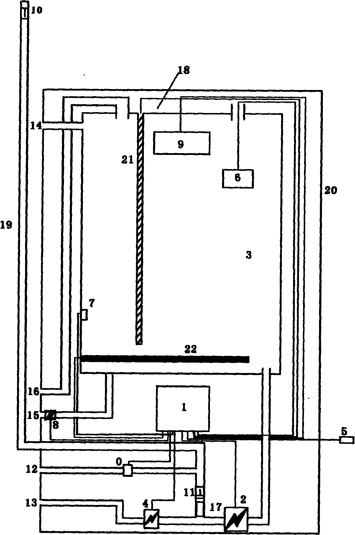 Light-controlled thermostatic integrator