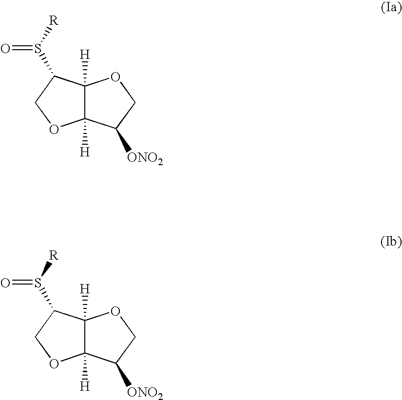 Method of treating ocular hypertension and intestinal disorders by using dianhydrohexite mononitrate derivatives