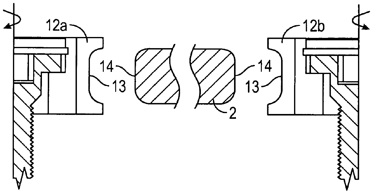 Continuous edge processing method and edge processing device for board