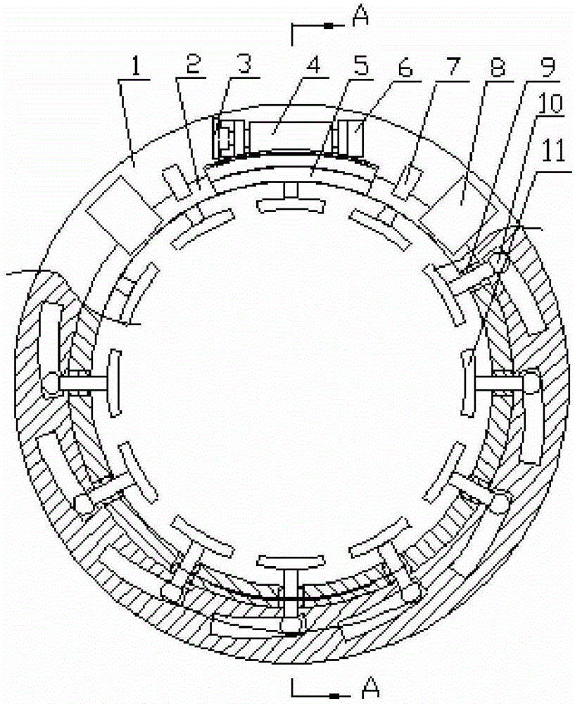 Automatic centring and clamping mechanism