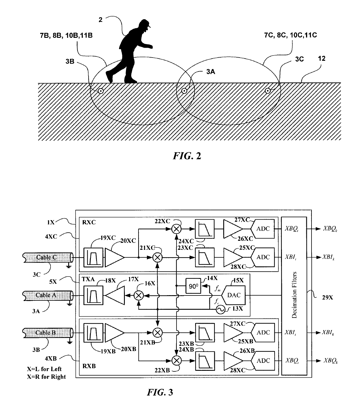 MIMO cable guided intrusion detection sensor