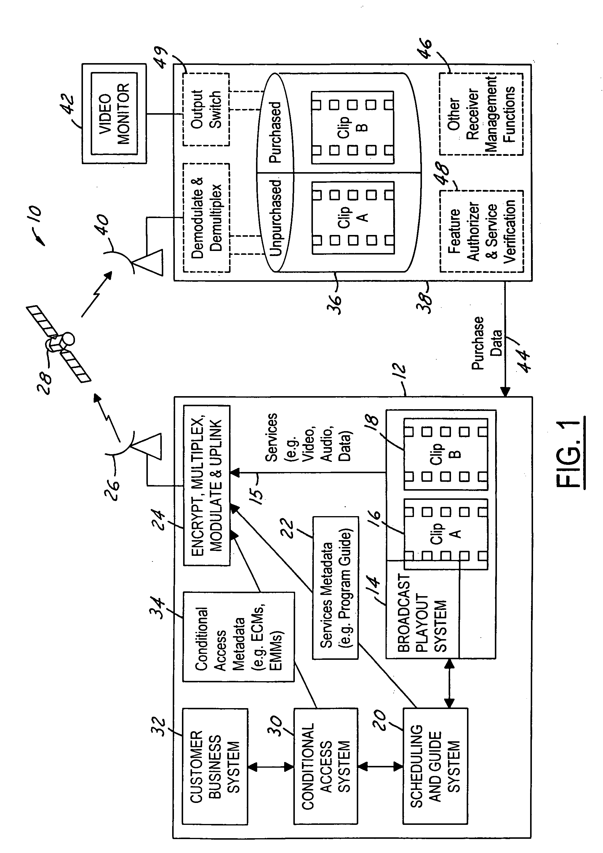 Video on demand in a broadcast network