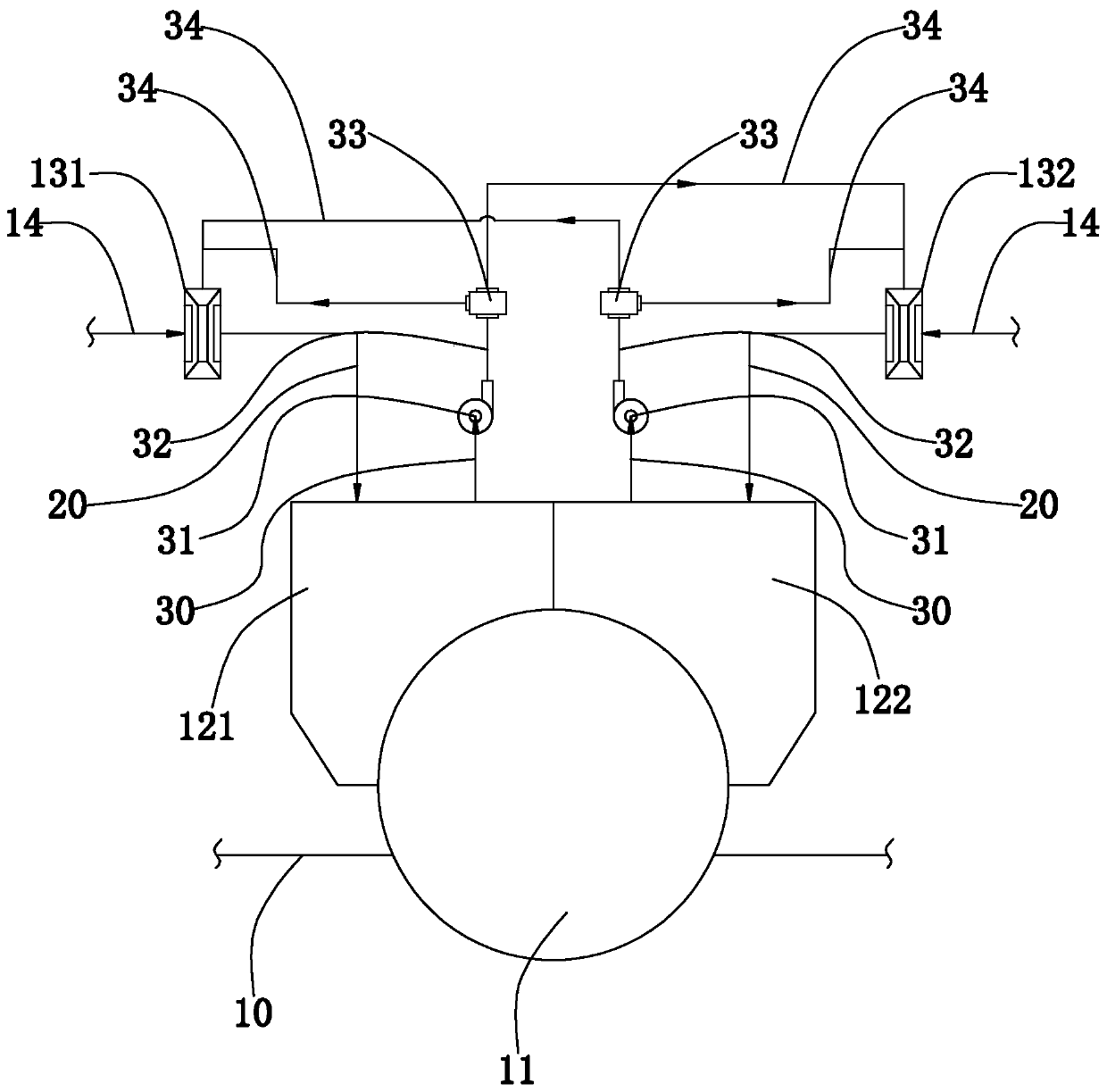 Drying system for paper production, and drying method thereof