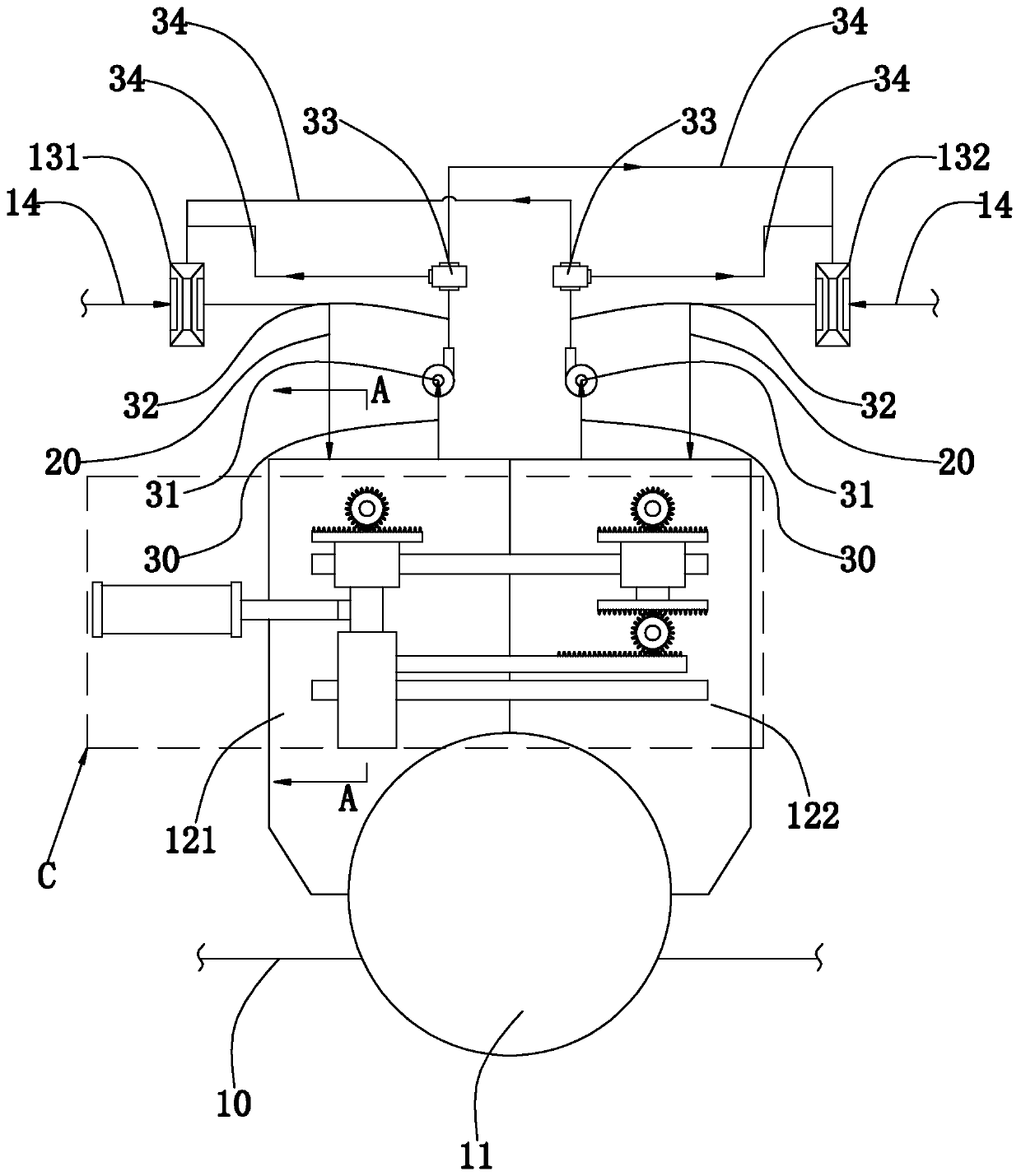 Drying system for paper production, and drying method thereof