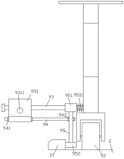 Conveniently operated park road curb stone trimming device and using method thereof