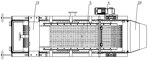 Drilling fluid mud screening and drying treatment method and drilling fluid mud screening device