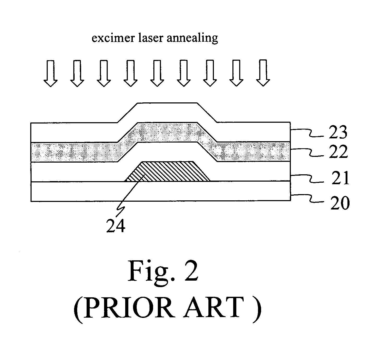 Polysilicon thin film fabrication method