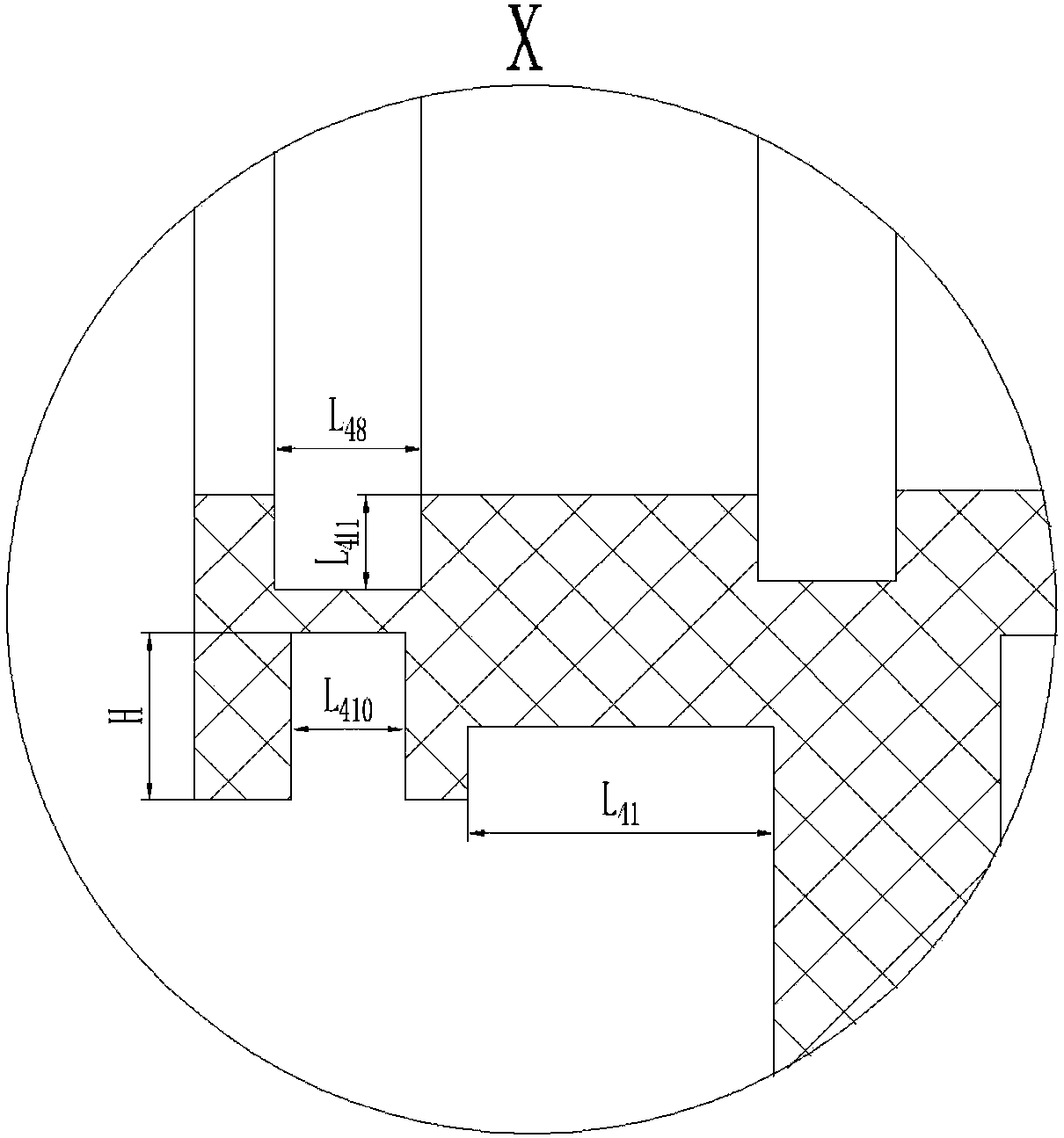 Magnetofluid seal pipeline connection compensation device