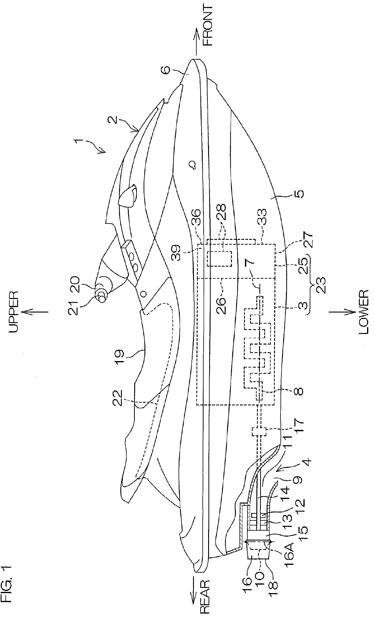 Jet propelled watercraft