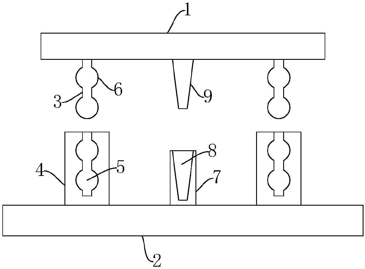 Quick insertion structure for assembling electronic equipment