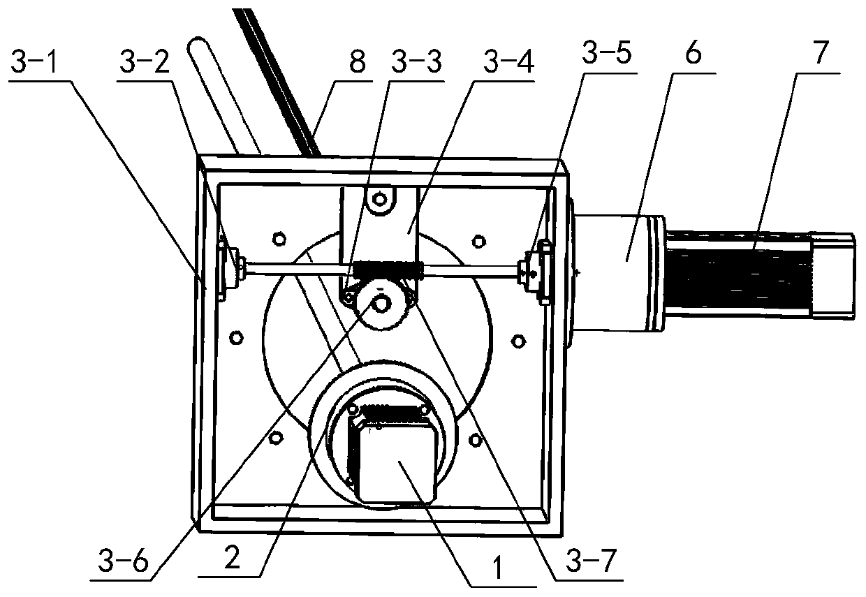 A long-stroke pushing and rotating device for pressure-holding core tubes in a pressure-holding transfer system