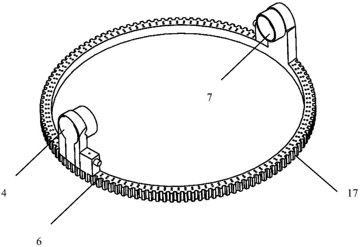 Contact type two-cylinder axis crossing angle automatic measuring device