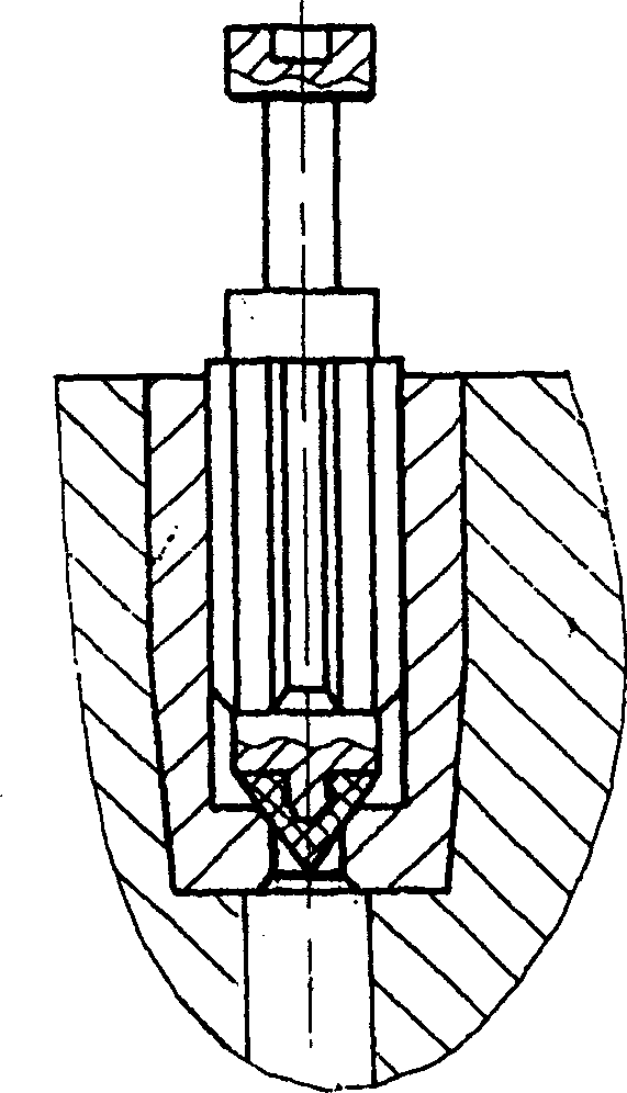 Valve structure of carburator needle valve