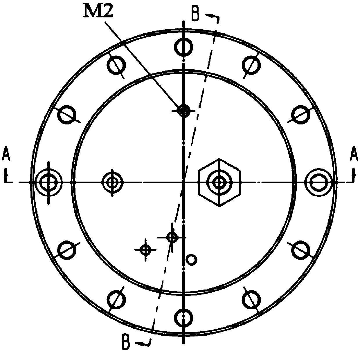 Piston part fatigue test high detonation pressure simulating device