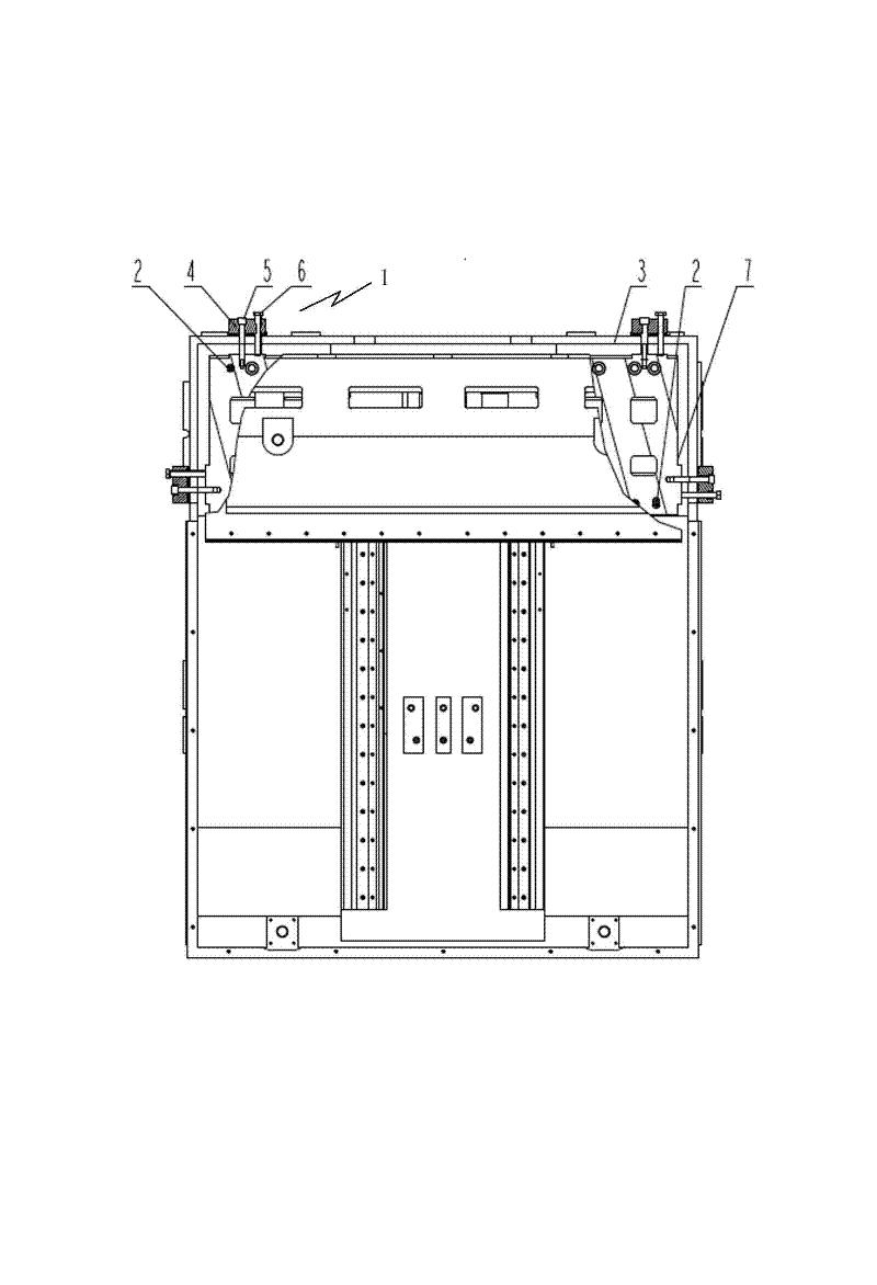 Adjusting and positioning mechanism for parts at high-speed milling center