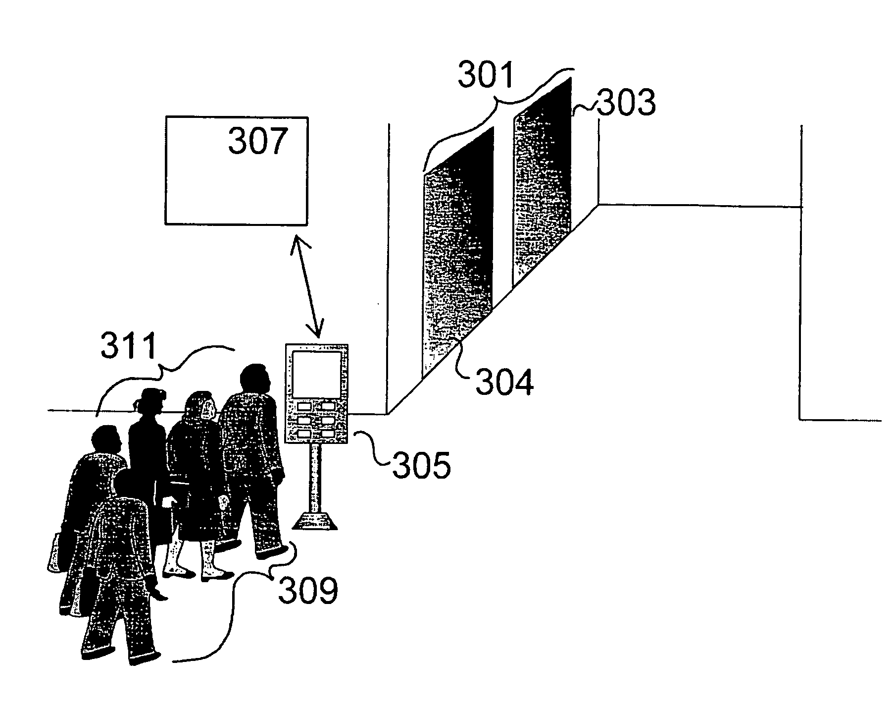 Elevator arrangement with hall call destination input