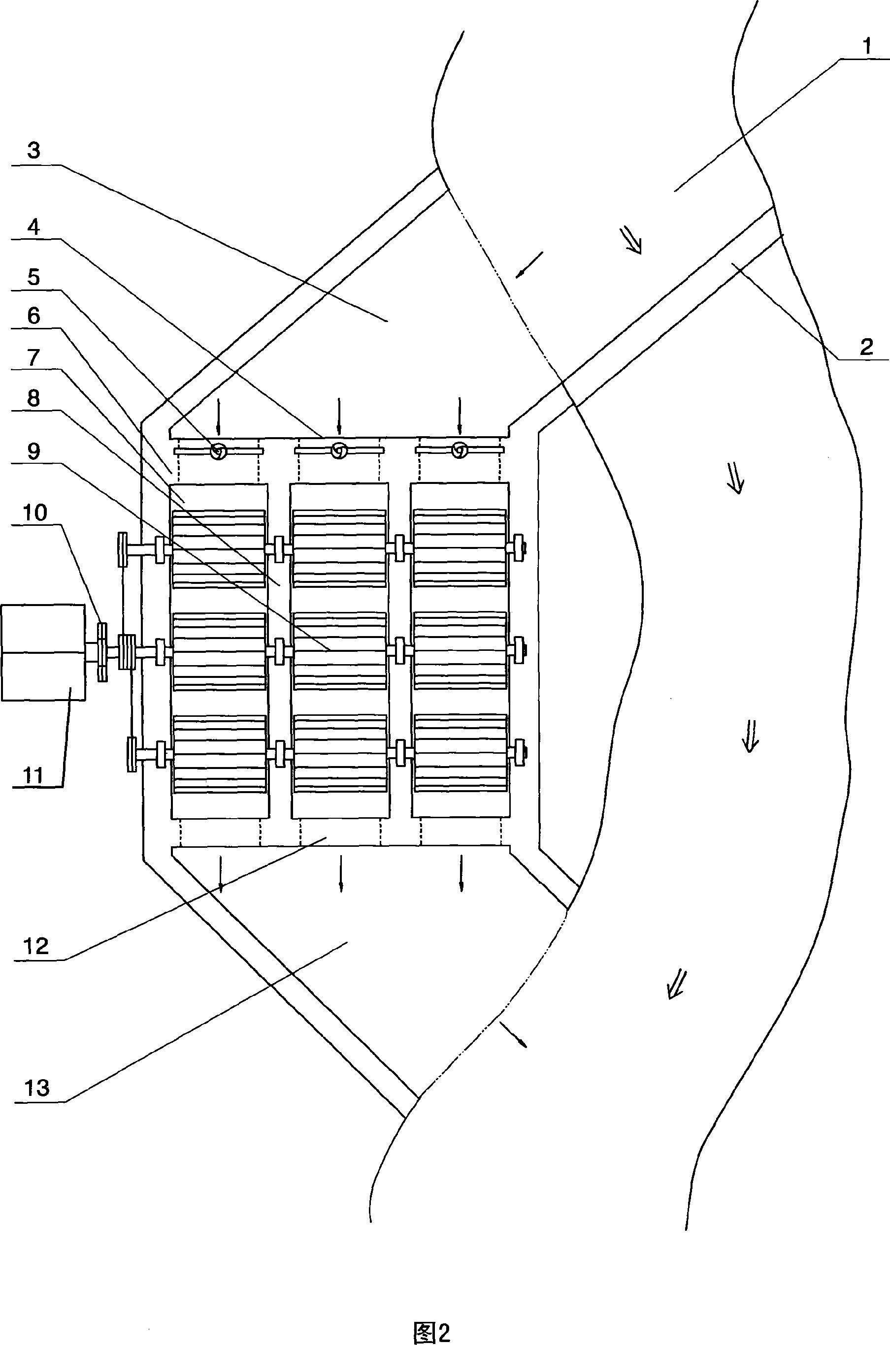 Power station of running water