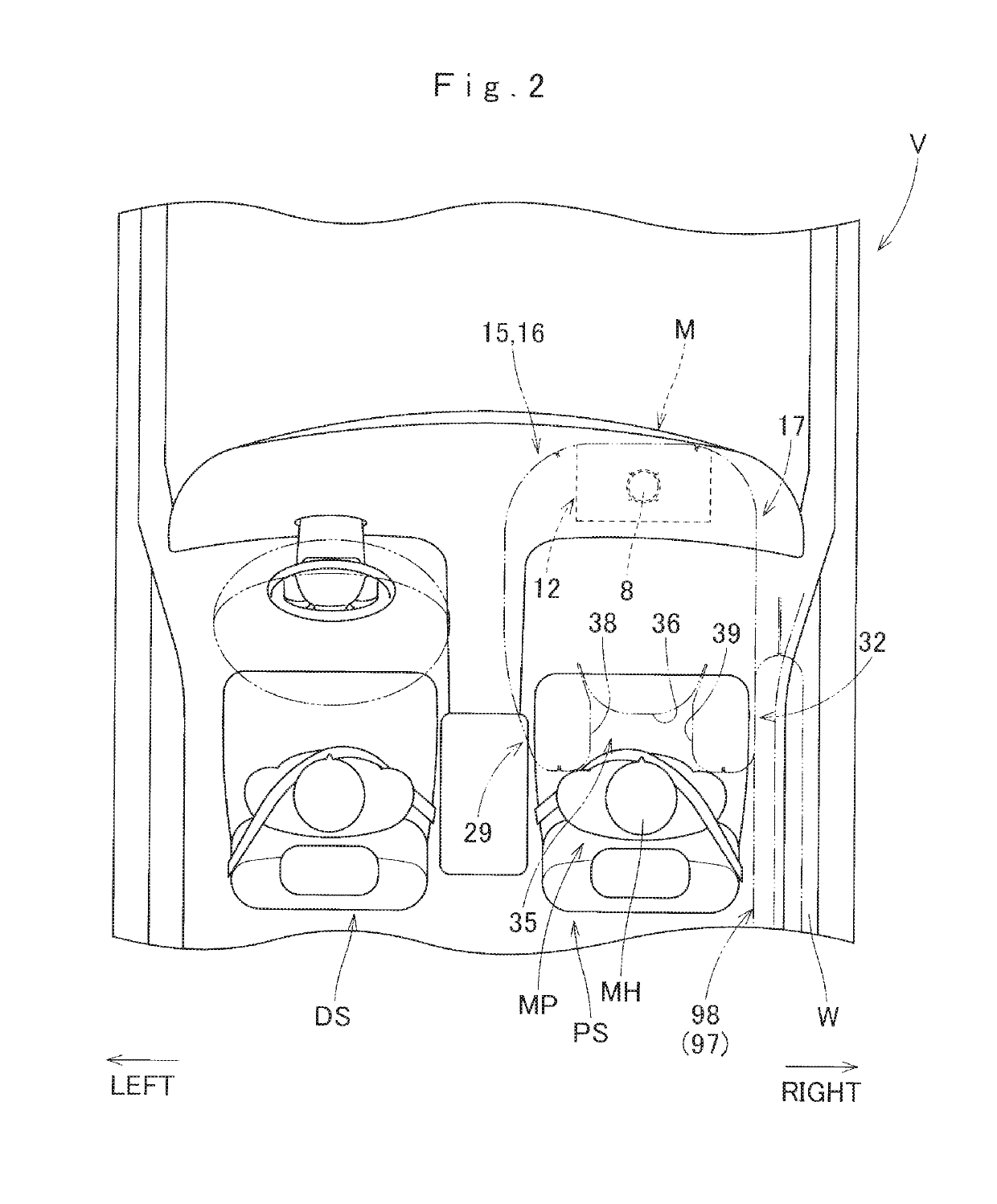 Airbag device for a passenger seat