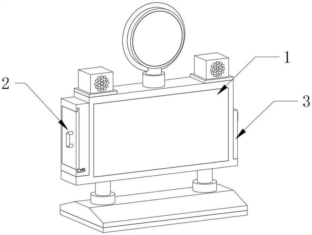 Interactive oral English teaching device based on English corpus