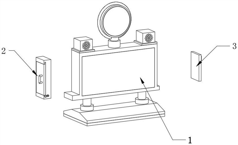 Interactive oral English teaching device based on English corpus