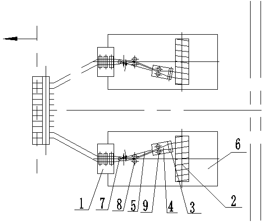 Swinging-arm-type flexible belt bundle winding machine