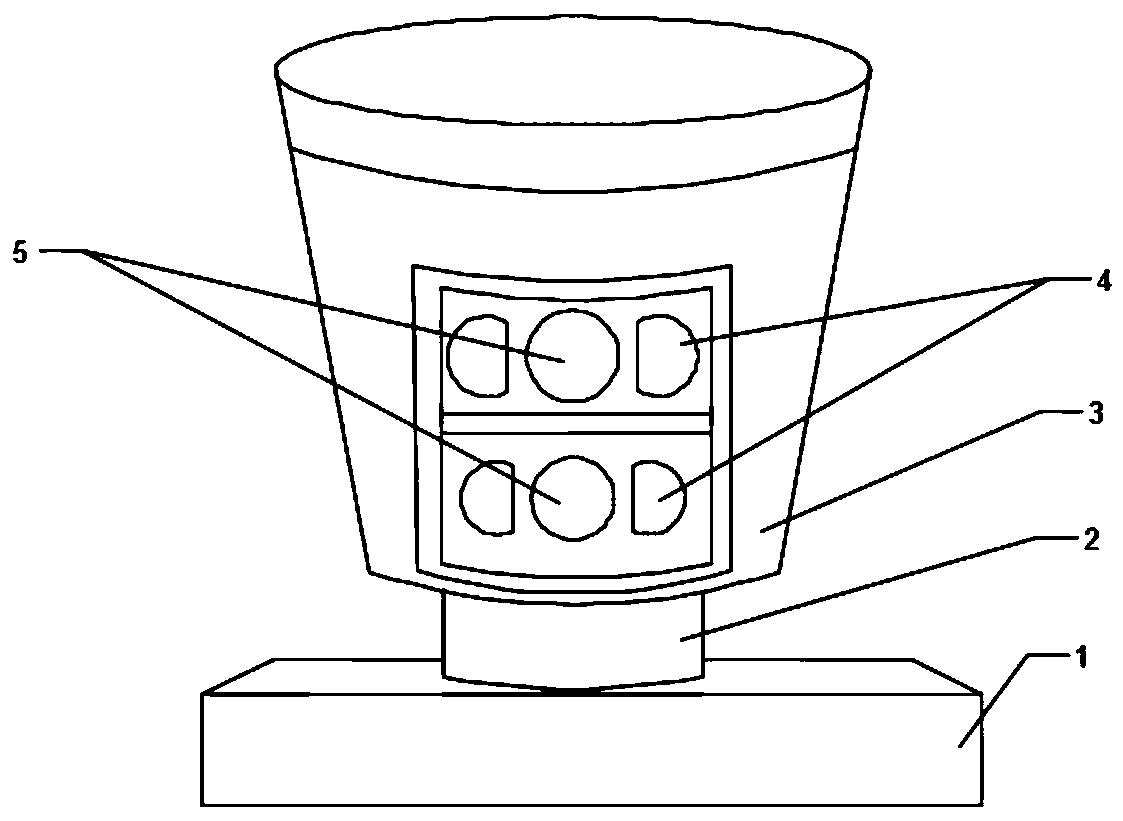 System and method for diagnosing filter bag damage by laser radar