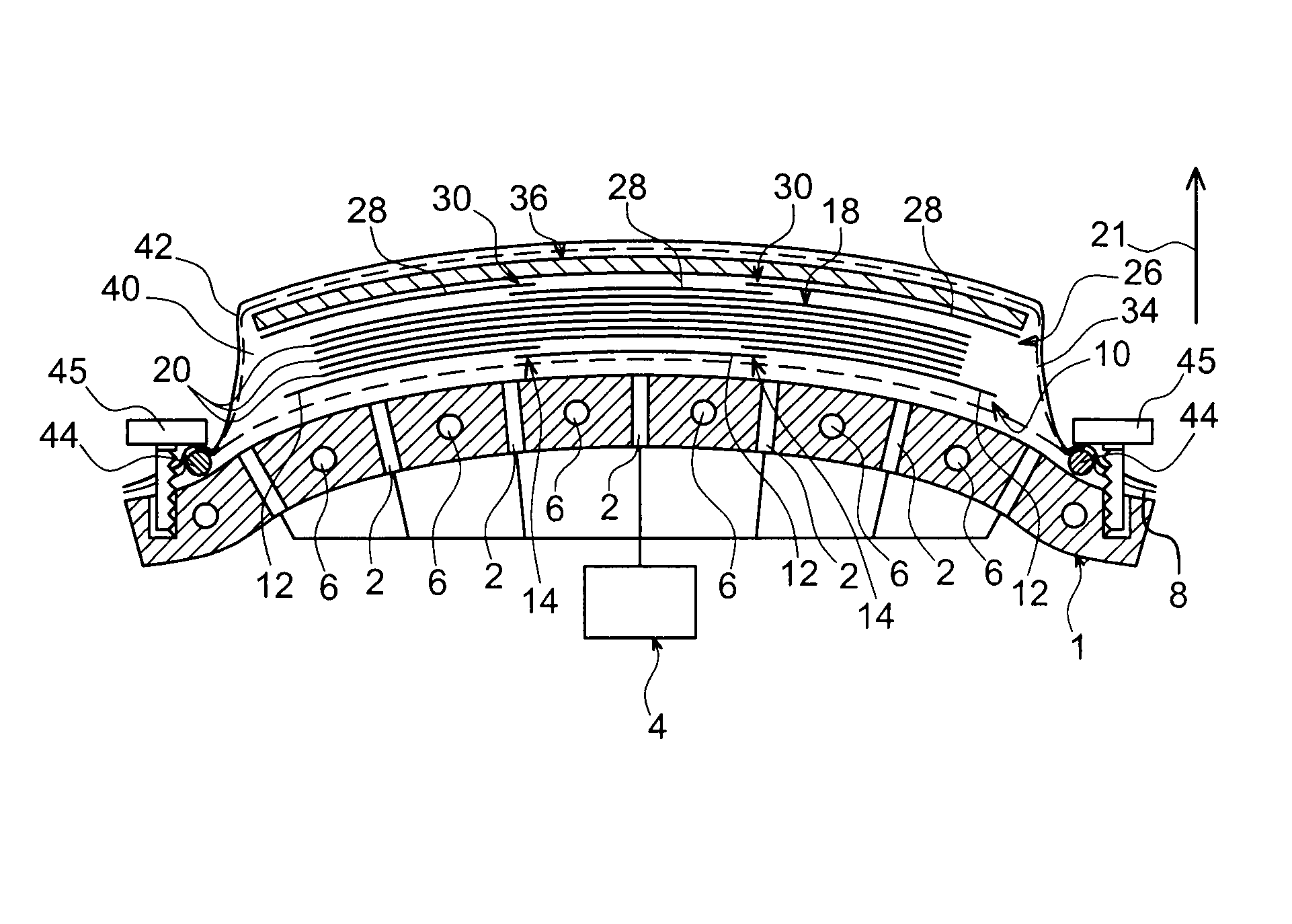 Process for manufacturing a panel made of a thermoplastic composite