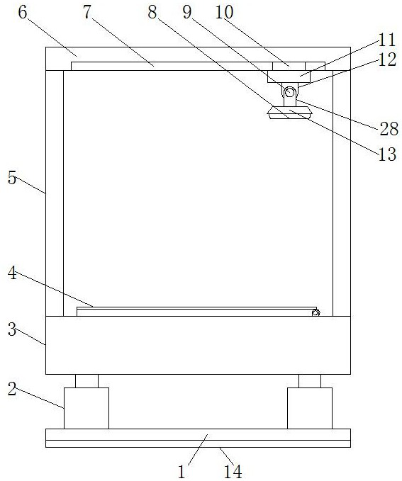 Working table for electronic equipment production and processing