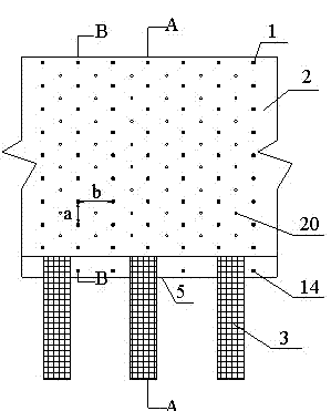 Anchor rod sheet pile combined structure and method for reinforcing high filling body on one side of slope