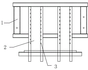 A battery fixing bracket