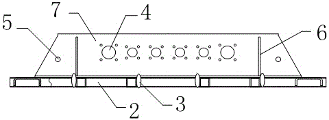 A battery fixing bracket