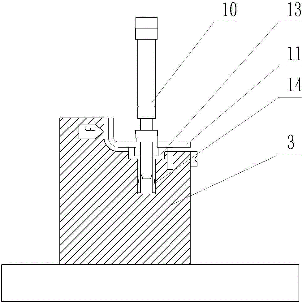 Detection tool for vehicle rear control arm bracket