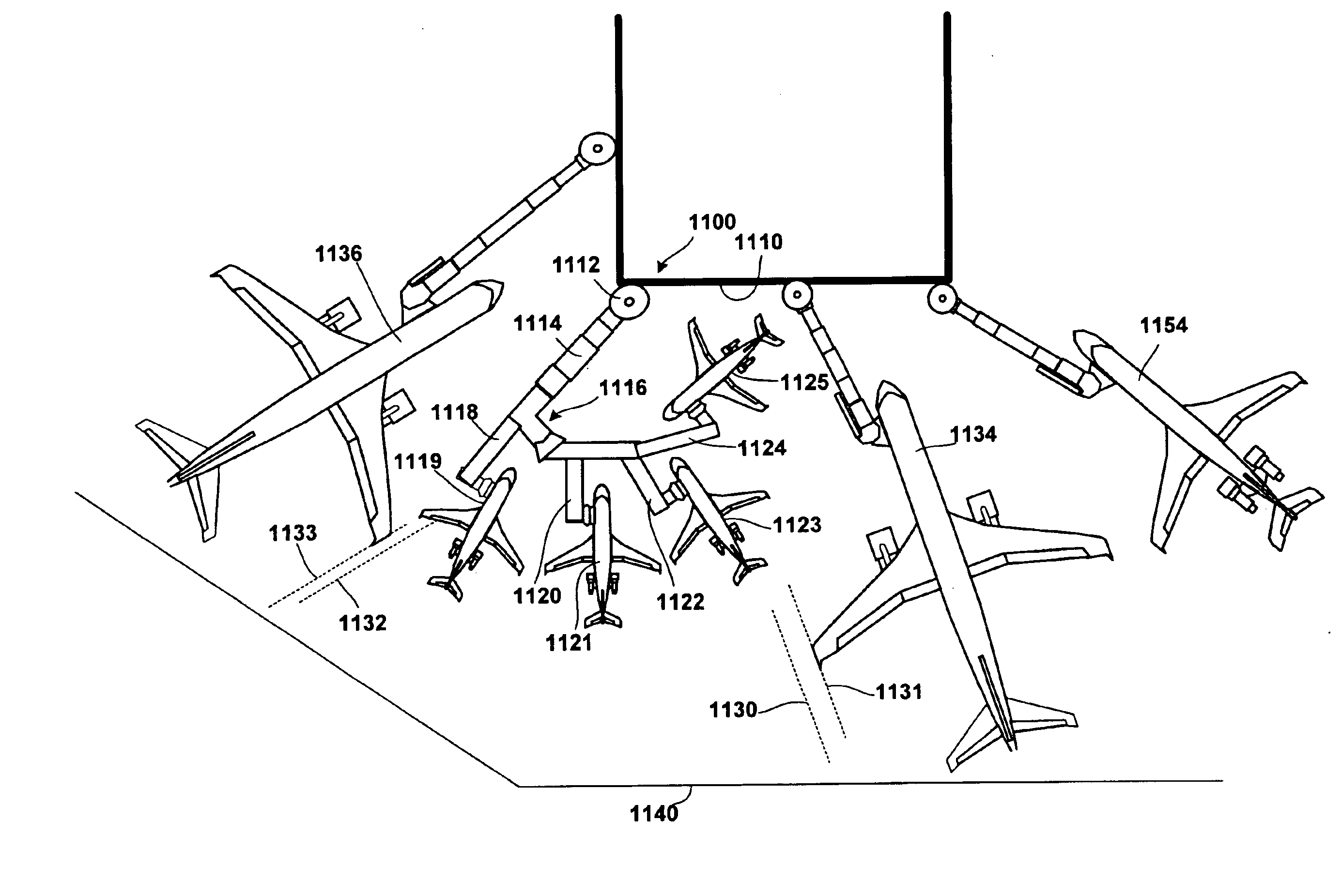 Interstitial regional aircraft boarding piers, and methods of using same