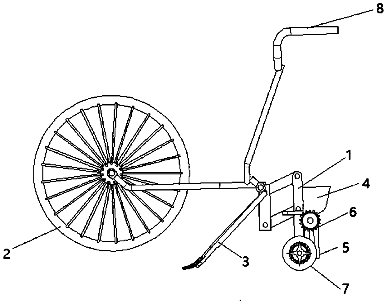 Weeding fertilizer distributor for farmlands