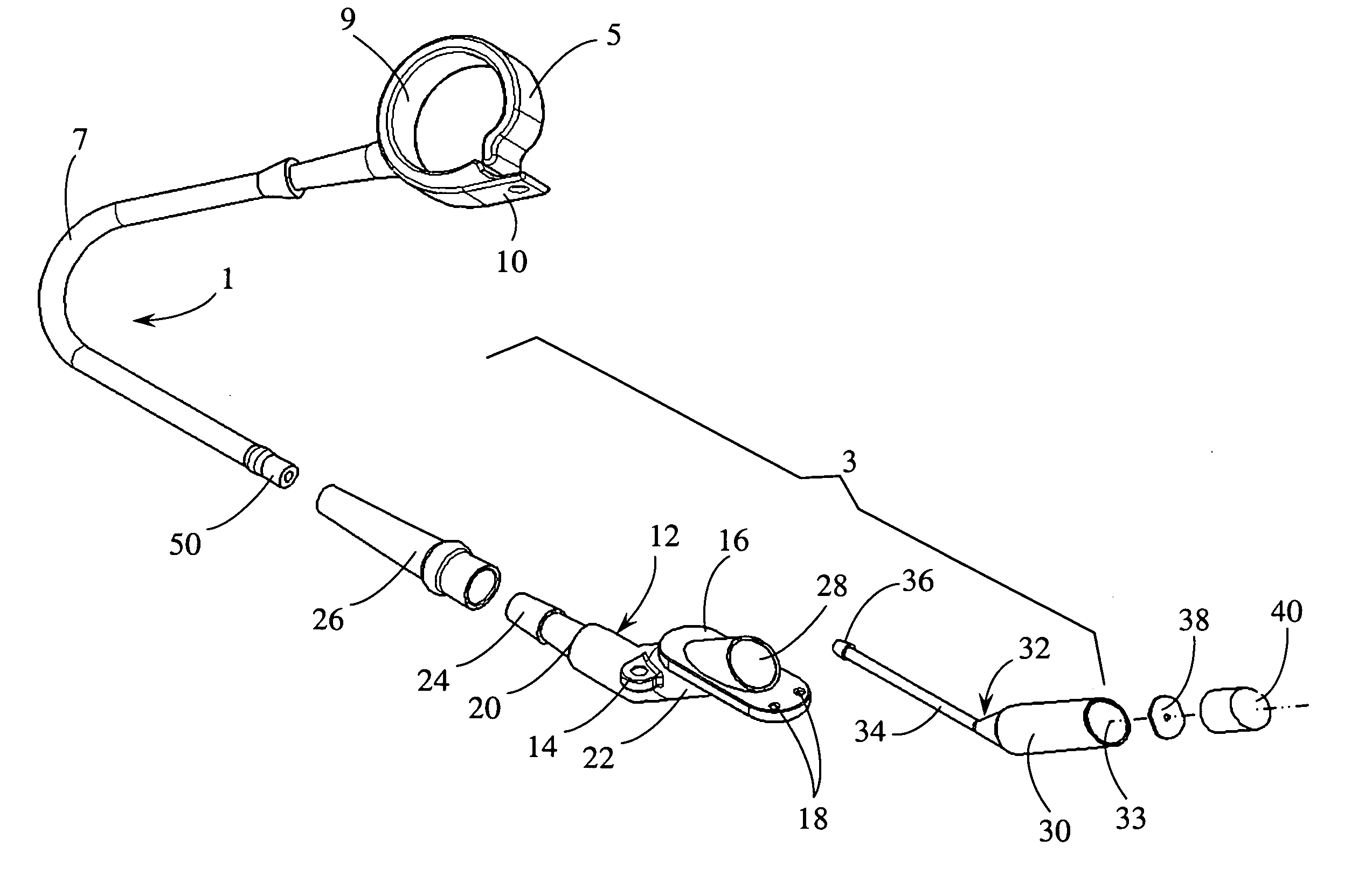 Fluid port for an adjustable gastric banding system