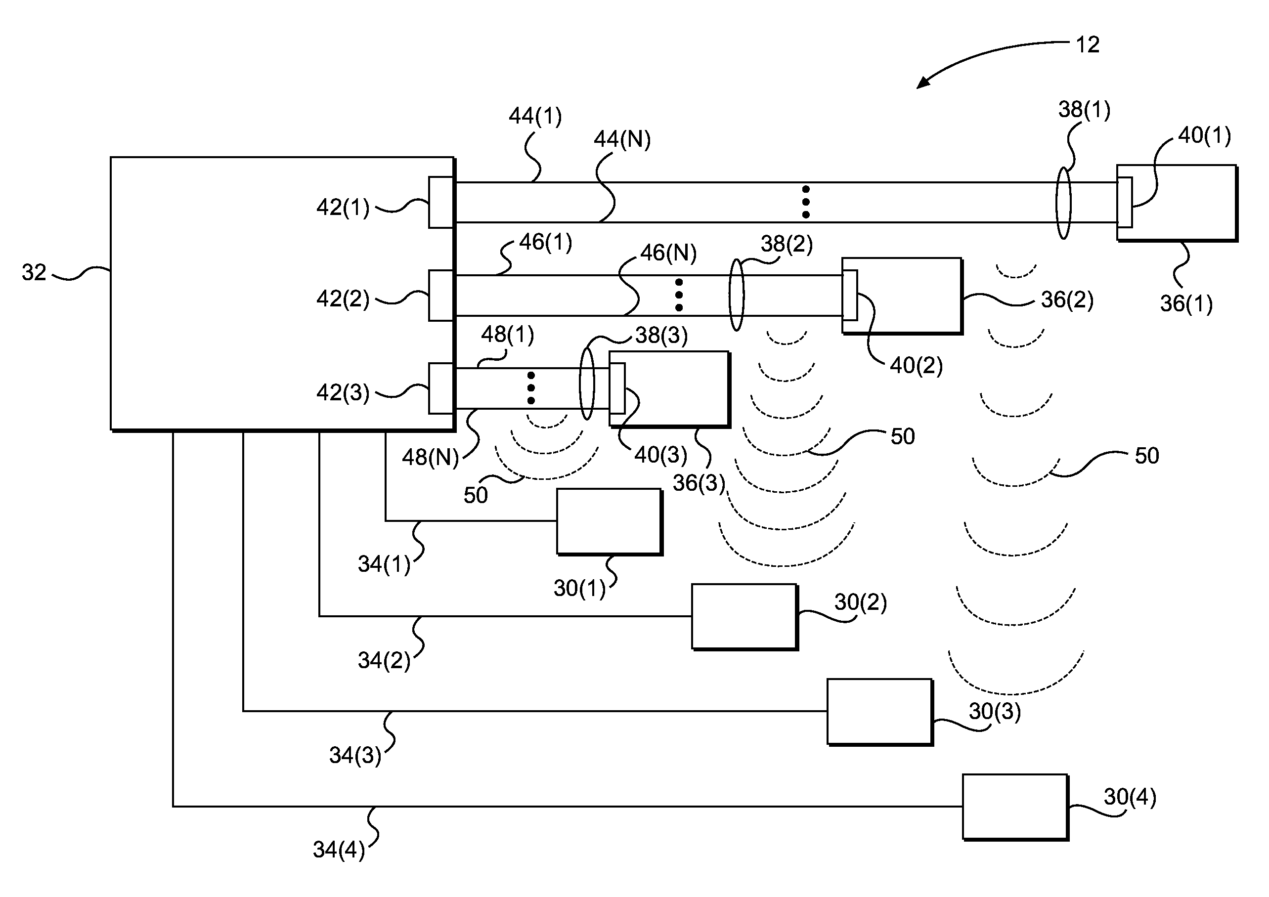 Dynamic lane management for interference mitigation