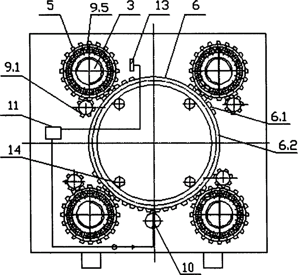 Self-locking type mold closing mechanism based on two-plate machine